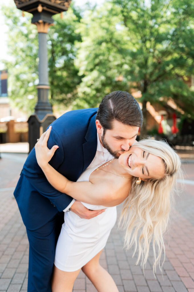 Poinsett Hotel Downtown Greenville SC couples photoshoot