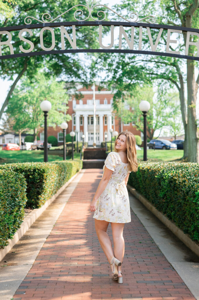 senior session at anderson university near greenville sc
