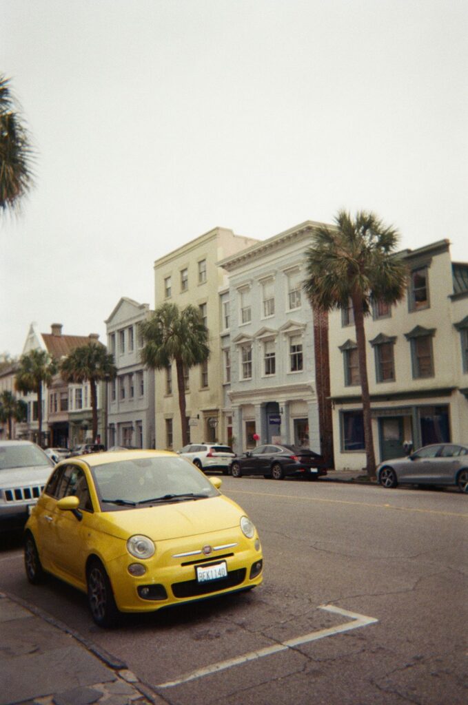 Charleston Rainbow Row film shot